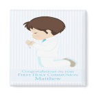 Brunette First Communion Garçon Petit Cadeau