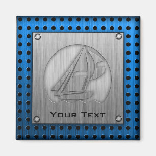 Aimant Brushed metal look