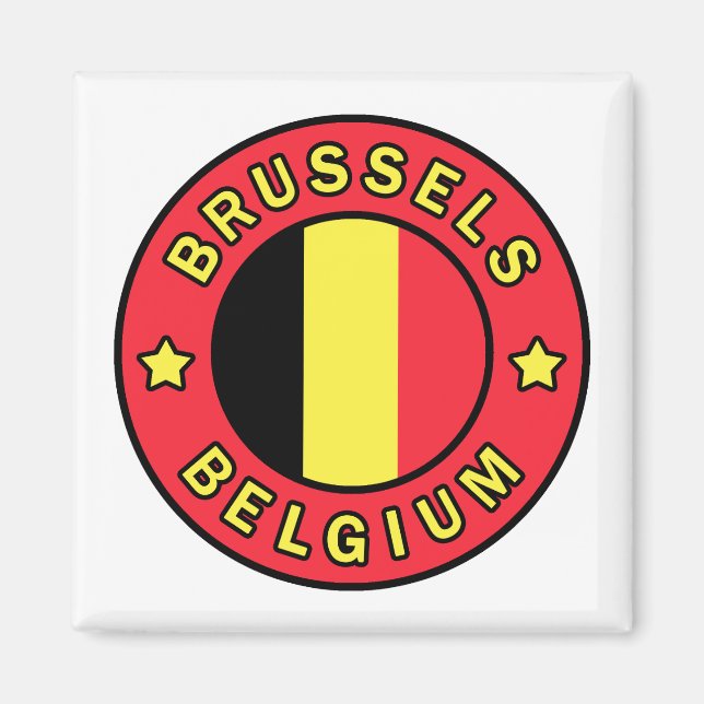 Aimant Bruxelles Belgique (Devant)