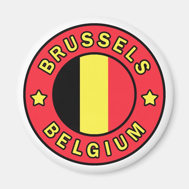 Aimant Bruxelles Belgique (Devant)