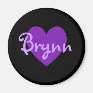 Aimant Brynn Purple Heart Design