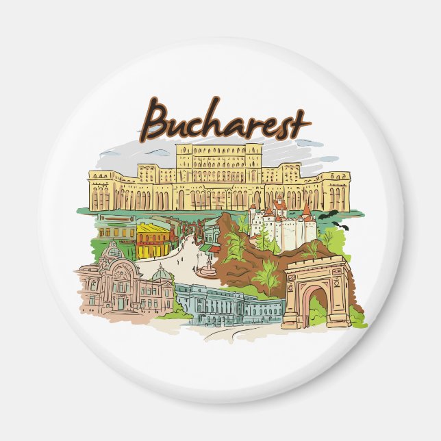 Aimant Bucarest, Roumanie (Devant)