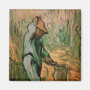 Aimant Bûcheron (d'après Millet) par Vincent van Gogh