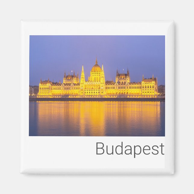 Aimant Budapest Parlement Panorama Hongrie (Devant)