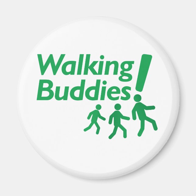 Aimant BUDDIES DE MARCHE Motivation à marcher (Devant)