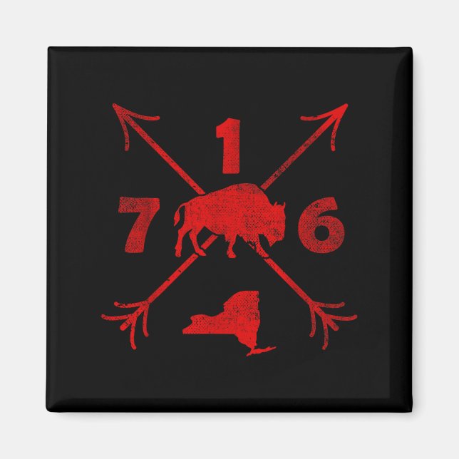 Aimant Buffalo New York Ny _ Area Code 716  (Devant)