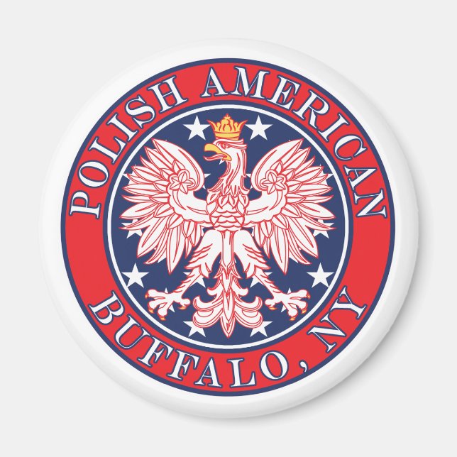 Aimant Buffalo New York polonais (Devant)