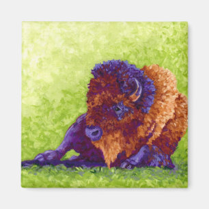 Aimant Buffalo pourpre