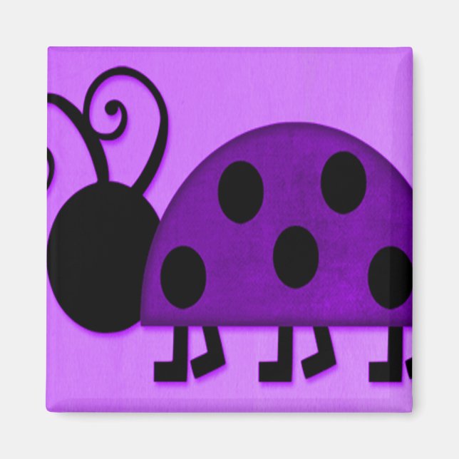 Aimant Bug de la dame violette (Devant)