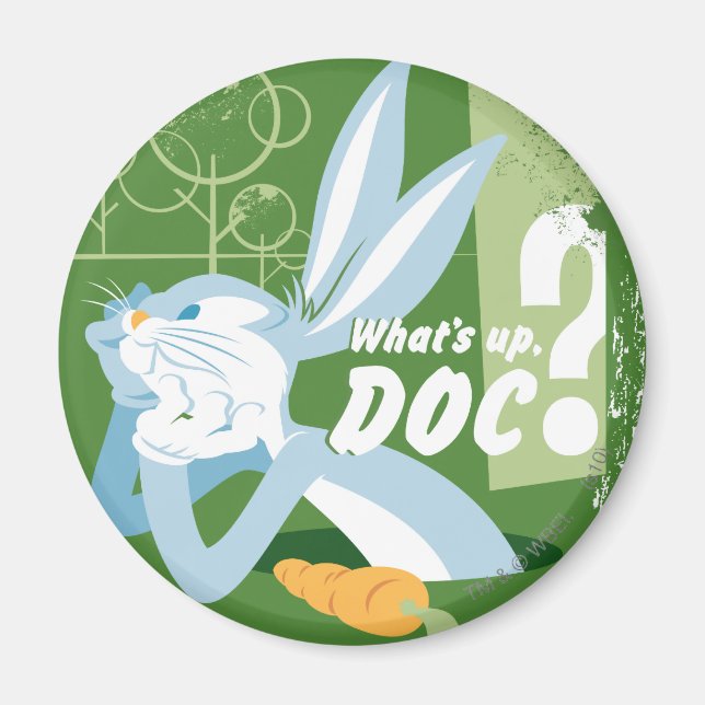 Aimant BUGS BUNNY™ Qu'est-ce que tu fais, Doc ? (Devant)