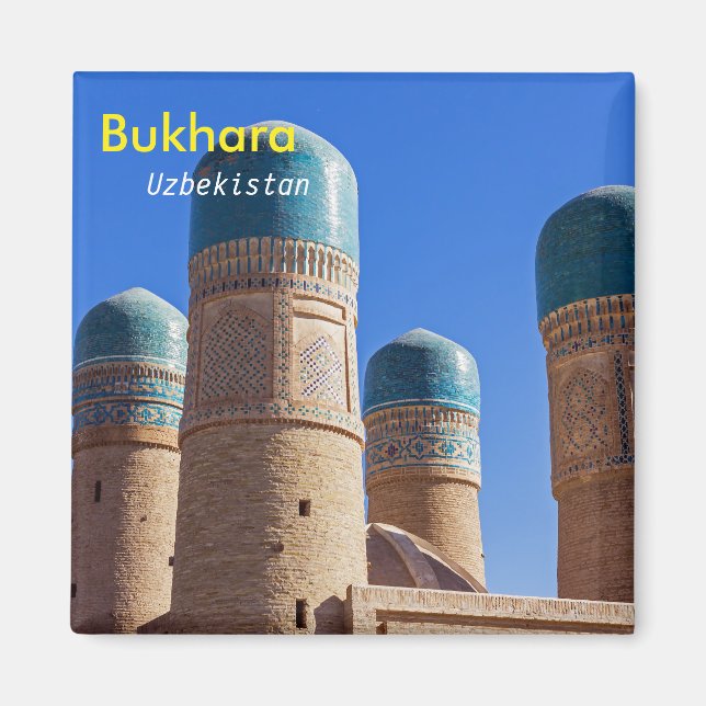 Aimant Bukhara, Ouzbékistan - Chor Mineure Madrassah (Devant)