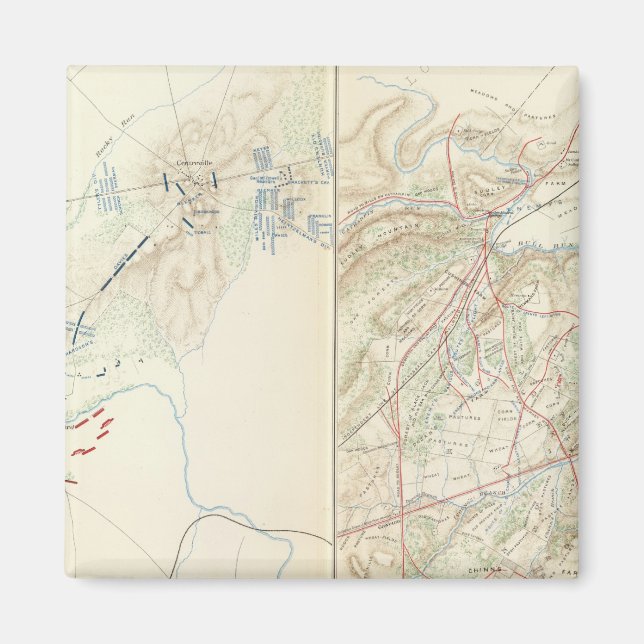 Aimant Bull Run, Manassas (Devant)