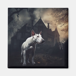 Aimant Bull Terrier Halloween effroi
