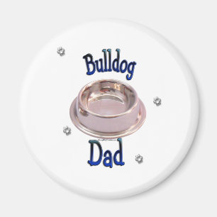Aimant Bulldog Dad - Customisé