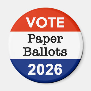 Aimant Bulletins de vote papier Élection à mi-mandat 2026