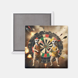 Aimant Bullseye Burrow : Meerkat Dart League,