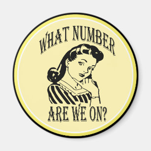 Aimant Bunco Quel Nombre Sommes-Nous Sur #2