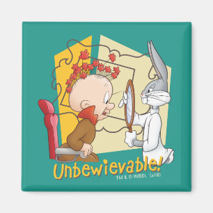 Aimant BUNNY™ et Elmer Fudd "Unbewievable" Barber BUGS