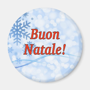 Aimant Buon Natale ! Joyeux Noël dans le rf italien