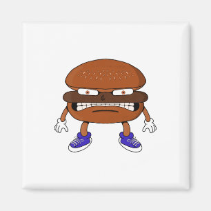 Aimant Burger en colère