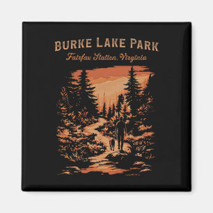 Aimant Burke Lake Park Fairfax Station Virginie Sentier d