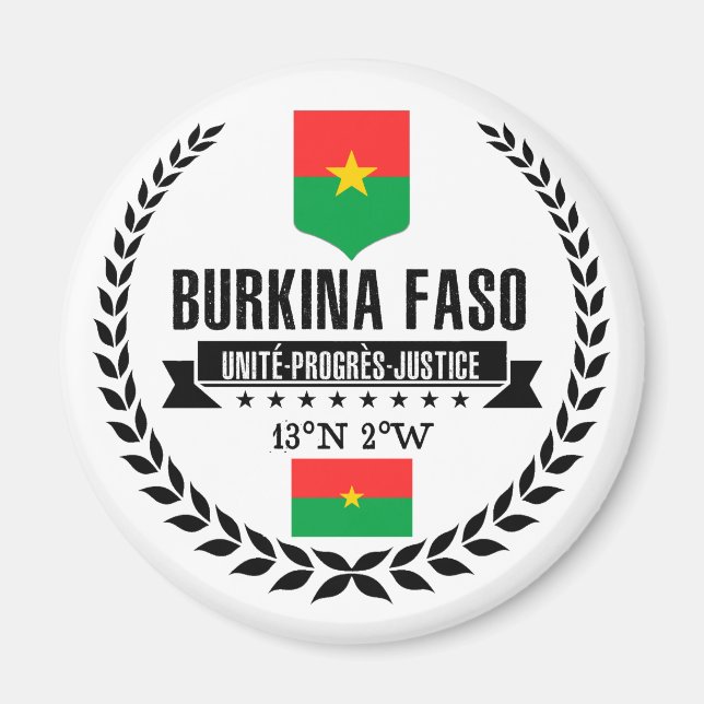 Aimant Burkina Faso (Devant)