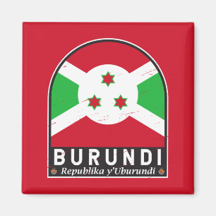 Aimant Burundi Distresse Vintage