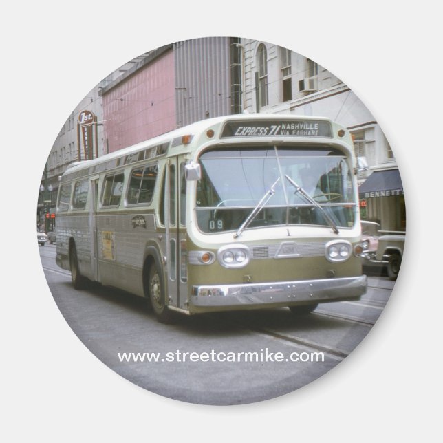 Aimant Bus 1 de la Nouvelle-Orléans (Devant)