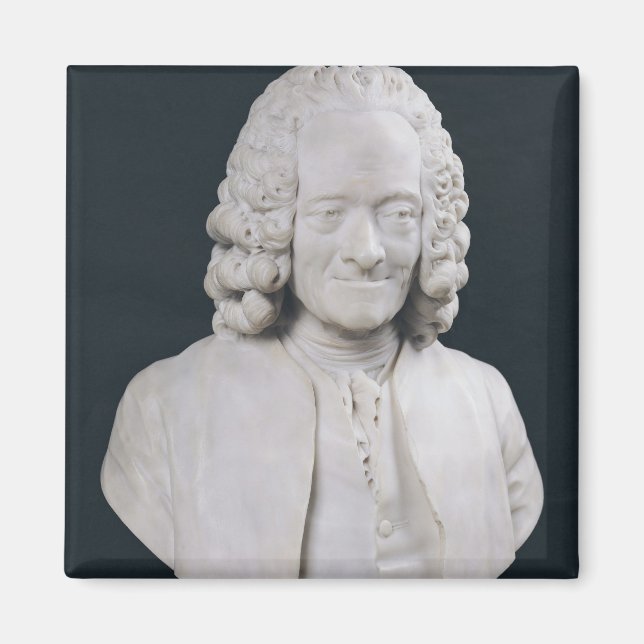 Aimant Buste de François Marie Arouet de Voltaire 1778 (Devant)