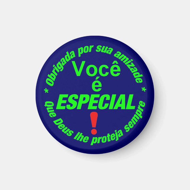 Aimant button Tu est spécial (Devant)