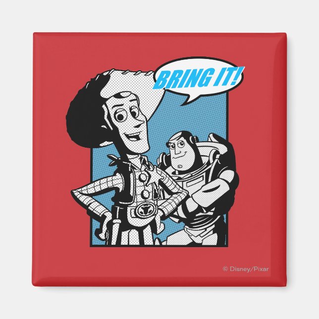 Aimant Buzz & Woody : Apportez-Le (Devant)
