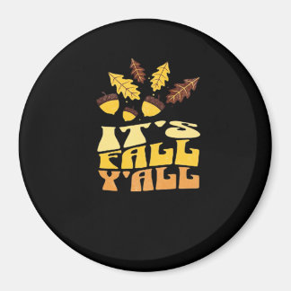 Aimant C’est automne Y’all Feuille Classic Vintage