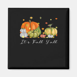 Aimant C’est automne Y’all Halloween Citrouille L’automne