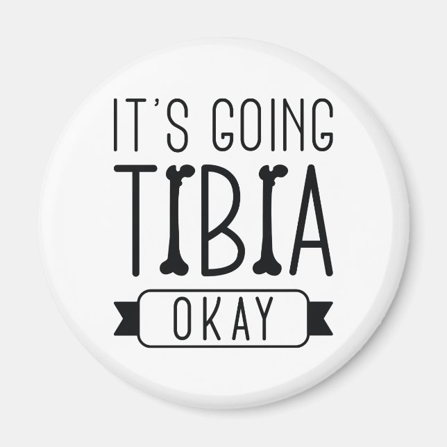 Aimant Ça va bien Tibia (Devant)
