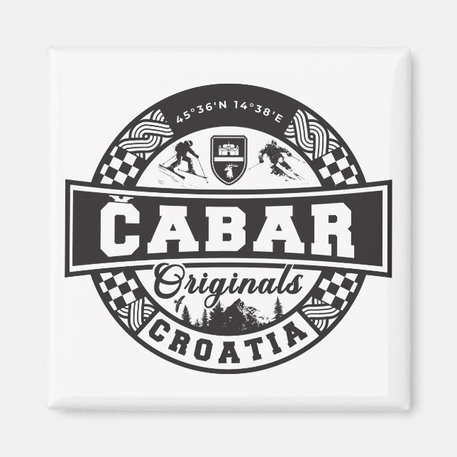 Aimant Čabar Originaux (Devant)