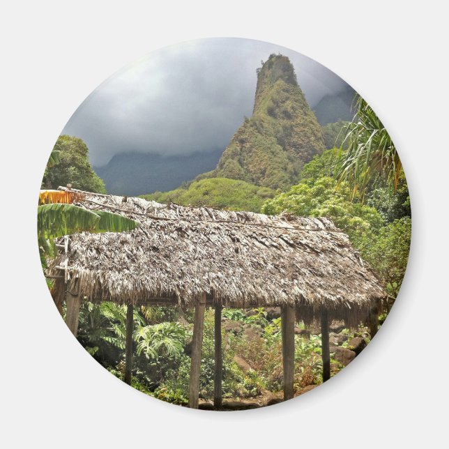 Aimant Cabine dans le Parc d'Etat de la Vallée d'Iao, Mau (Devant)