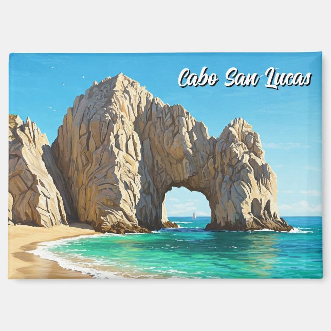 Aimant Cabo San Lucas Mexique El Arco Voyage (Recto)