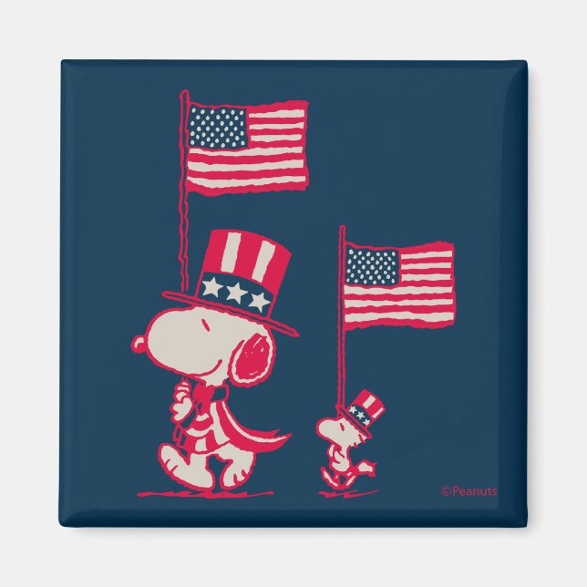 Aimant cacahuètes | American Summer Old Glory (Devant)
