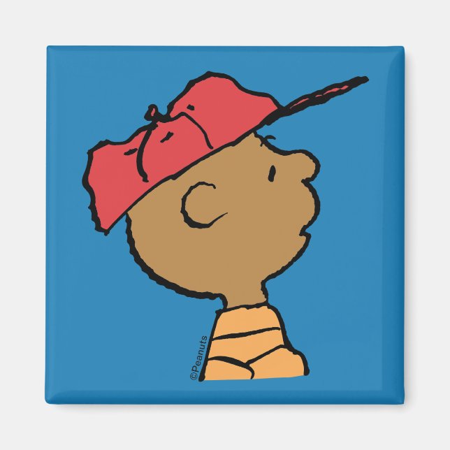 Aimant cacahuètes | Franklin Baseball Casquette (Devant)