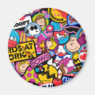 Aimant cacahuètes Motif de patchs Mixtape