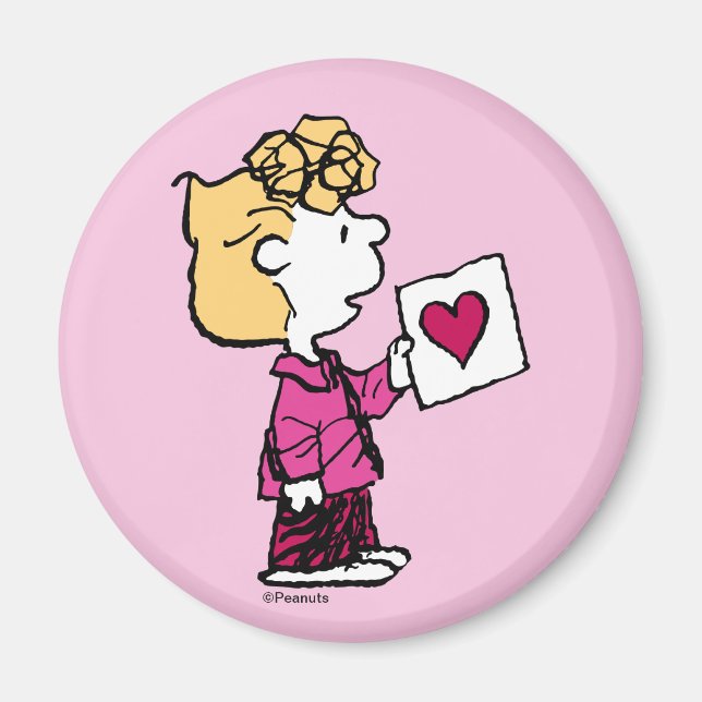 Aimant cacahuètes | Saint Valentin | Carte Sally Valentin (Devant)