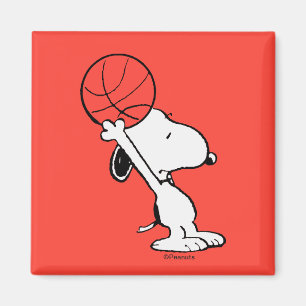 Aimant cacahuètes   Snoopy Basketball Hoop Shot