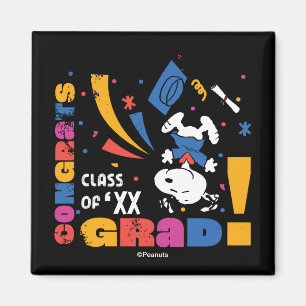 Aimant Cacahuètes Snoopy Félicitations Diplômé Remise des