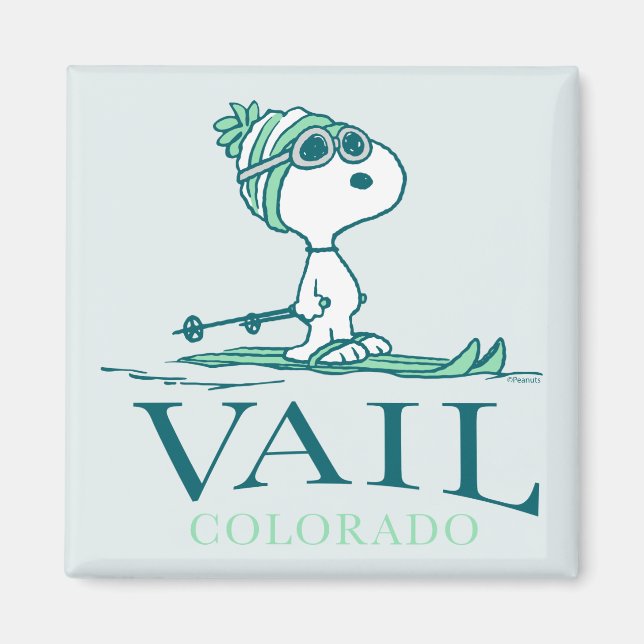 Aimant cacahuètes | Snoopy Vail Colorado (Devant)