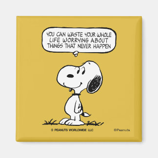 Aimant cacahuètes | Snoopy Vous ne pouvez pas regarder to
