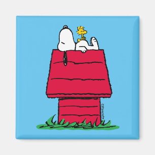 Aimant cacahuètes Snoopy & Woodstock Doghouse