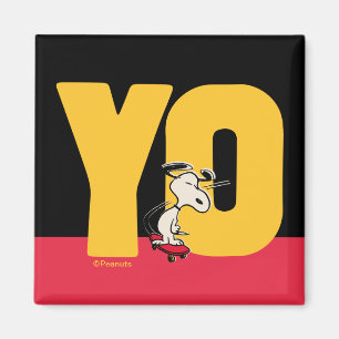 Aimant cacahuètes Snoopy YO Skateboard