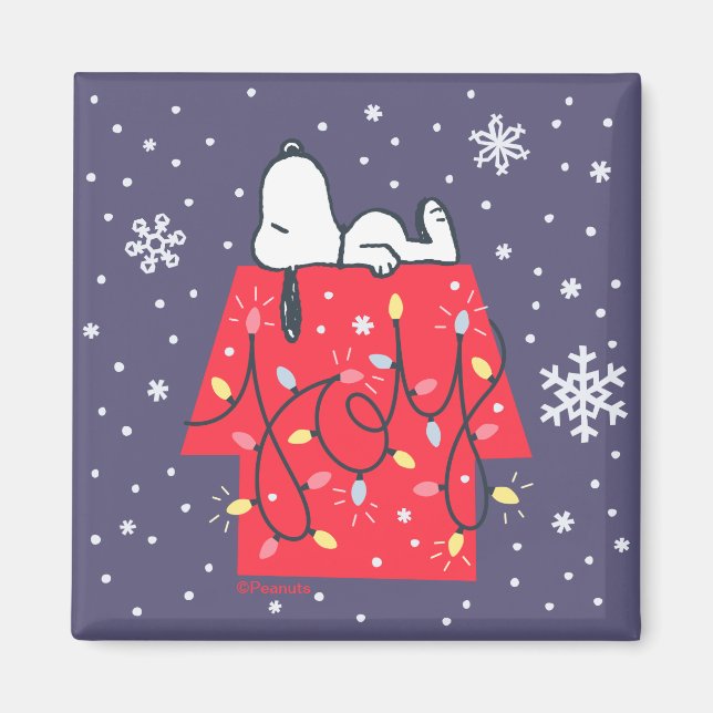 Aimant cacahuètes | Snoopy's Holiday Dreamer (Devant)