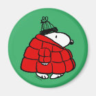 cacahuètes | Veste Snoopy Red Puffer