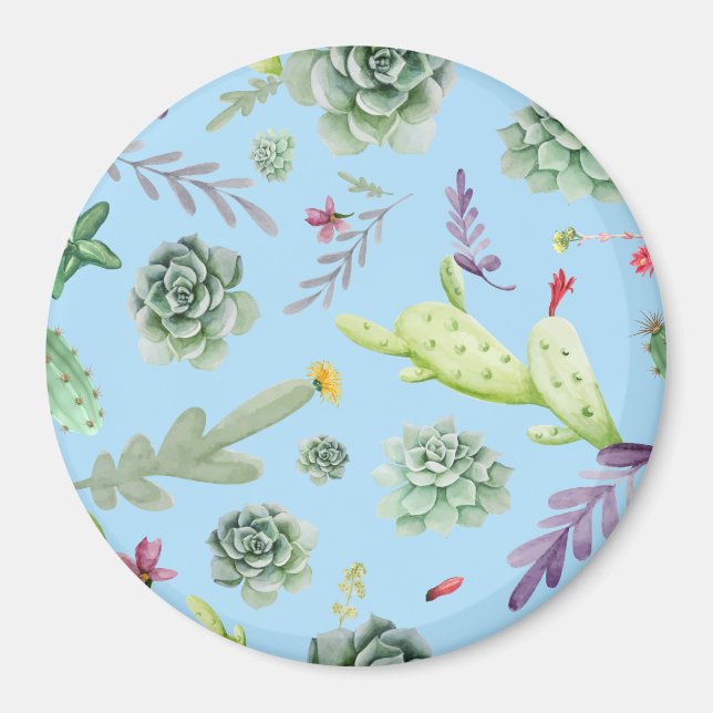 Aimant Cactus Motif 10 (Devant)